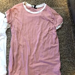 Pink T shirt Dress